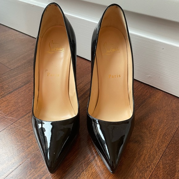 Christian Louboutin Pigalle Plato 120 mm Size 38. Sole protection added. - Picture 4 of 8